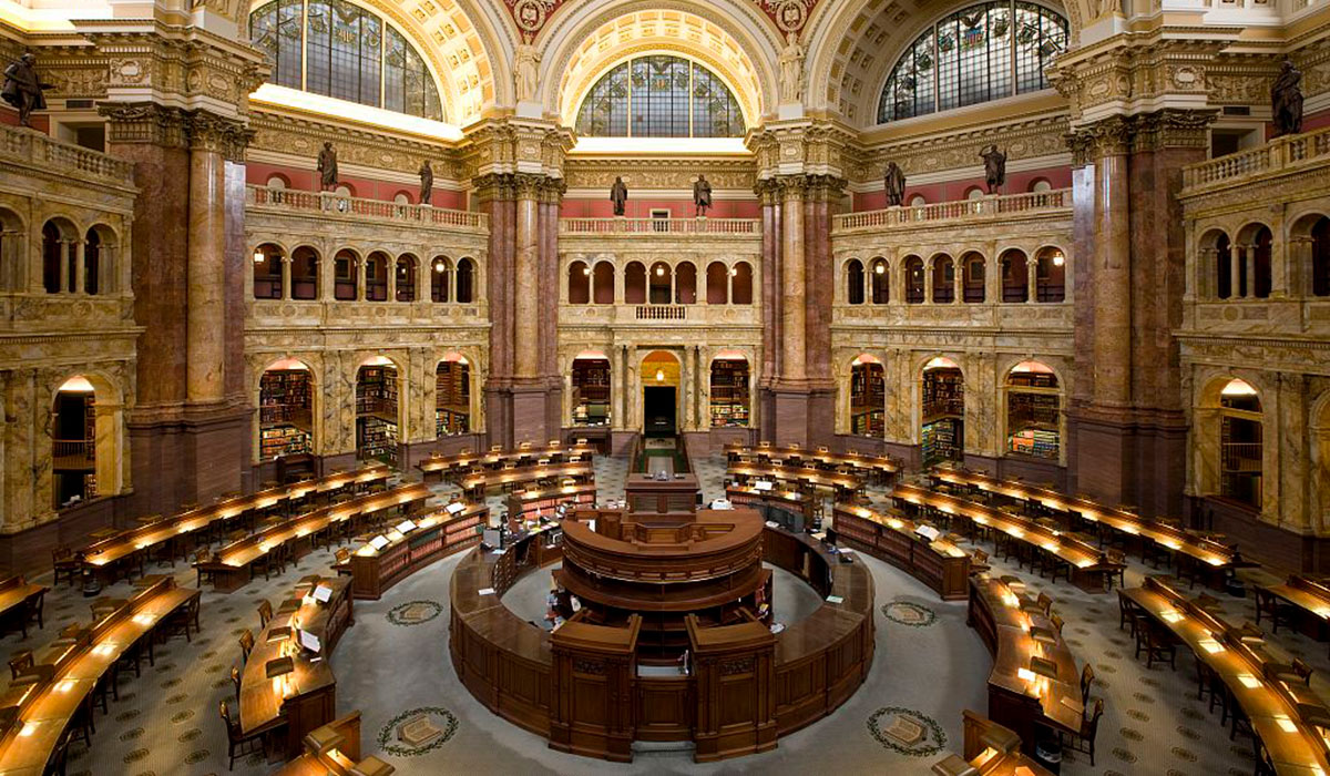 Library of Congress reading room